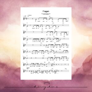Fragen - Noten (Leadsheet)