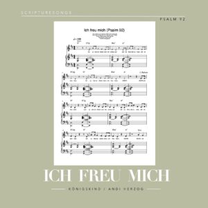 Ich freu mich / Psalm 92 - Klaviernoten