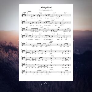 Königskind - Noten (Leadsheet)